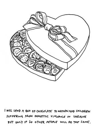 Vesna Bukovec, I promise to change the world but only if 10 other people will do the same